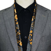 GOLD HUMMINGBIRDS MEN SCARF - PREMIUM COLLECTION